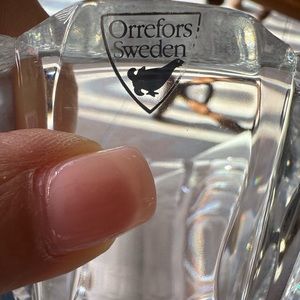 Orrefors Sweden vintage crystal Bowl